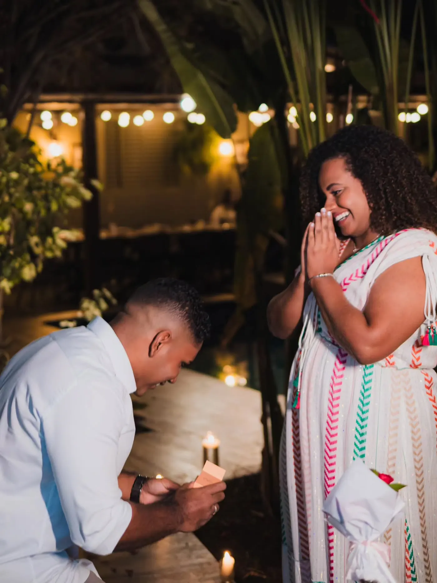 Pedido de casamento na Viela Gastronômica em Goiânia