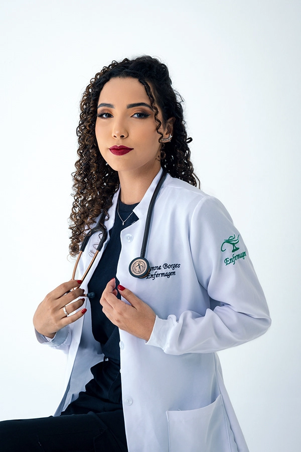 Detalhe do capelo, ensaio de meio de curso de Enfermagem, Rayane, Goiânia